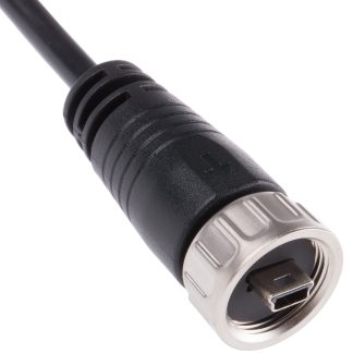 Cavo USB RS PRO Mini USB B/USB A, L. 2m, col. Nero