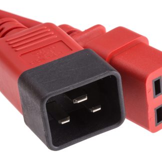 Cavo di alimentazione RS PRO IEC C19/IEC C20, 16 A, 250 V, L. 2m