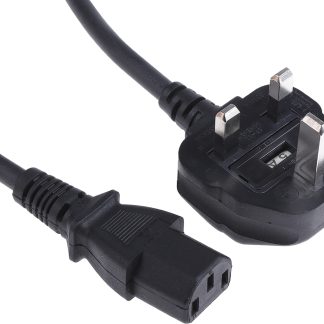 Cavo di alimentazione RS PRO IEC C13/Spina britannica di tipo G, 5A, 250 V, L. 3m
