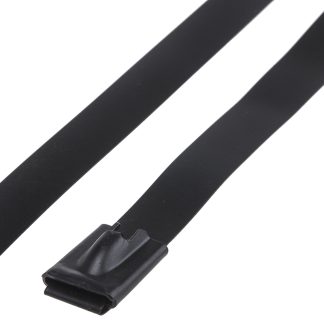 Fascette fermacavi RS PRO in Acciaio inossidabile, 360mm x 12 mm, col. Nero