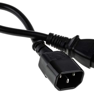 Cavo di alimentazione RS PRO IEC C13/IEC C14, 6A, 250 V, L. 300mm