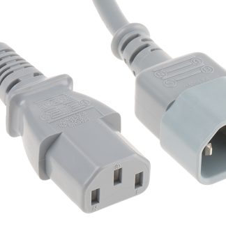 Cavo di alimentazione RS PRO IEC C13/IEC C14, 6A, 250 V, L. 500mm