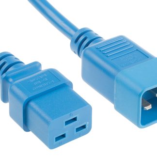 Cavo di alimentazione RS PRO IEC C19/IEC C20, 16 A, 250 V, L. 1m