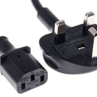 Cavo di alimentazione RS PRO IEC C13/Spina britannica di tipo G, 10 A, 250 V, L. 1.8m