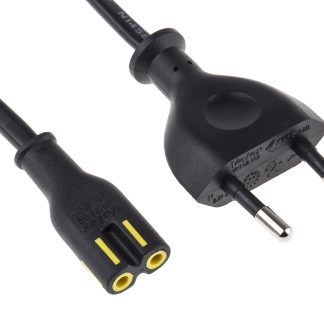 Cavo di alimentazione RS PRO IEC C7/Spina Euro tipo C, 2,5 A, 250 V, L. 1m