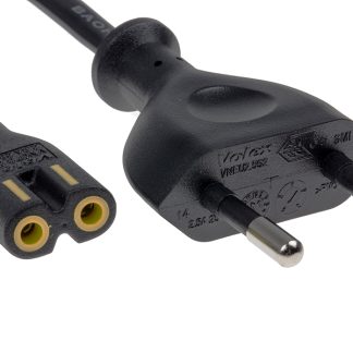 Cavo di alimentazione RS PRO IEC C7/Spina Euro tipo C, 2,5 A, 250 V, L. 1.8m