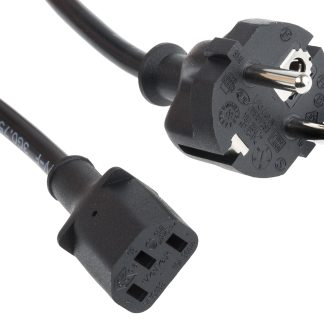 Cavo di alimentazione RS PRO IEC C13/CEE 7/7, 10 A, 16 A, 300 V, L. 1m