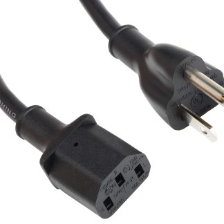 Cavo di alimentazione RS PRO IEC C13/Spina americana di tipo B, 10 A, 300 V, L. 1m