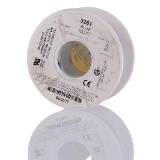 Cavo di collegamento apparecchiature Alpha Wire, 0,33 mm², 22 AWG, 300 V, 30m, Blu, UL1061