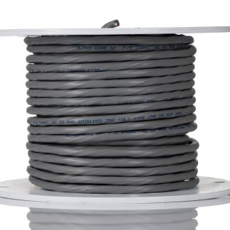 Cavo industriale multipolare schermato a 4 cond. 0,35 mm², 22 AWG, 300 V, Ø4.93mm, L. 30m