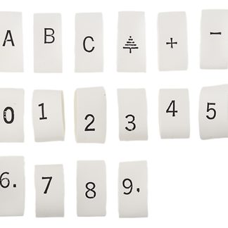 Segnacavo TE Connectivity Termoretraibile, Ømin 4mm, Ømax 12mm, confez. da 1600pz No +, 0 → 9, A, B, C, Earth
