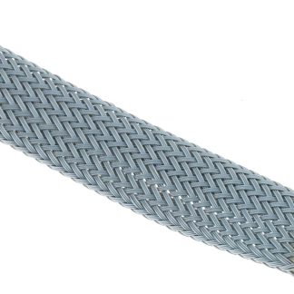 Guaina per cavi intrecciata HellermannTyton in Nylon 66, Ø 12mm, L. 10m, col. Grigio, espandibile