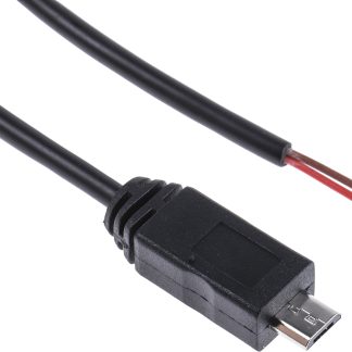 Cavo USB RS PRO Micro USB B/Senza terminazione, L. 1.8m, col. Nero