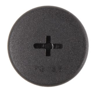 Tappo pressacavo Alpha Wire in Plastica, Nero, filetto PG13.5, Ø 25mm, IP66, IP68