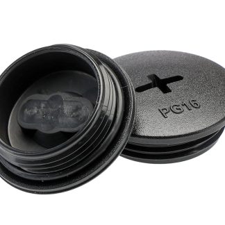 Tappo pressacavo Alpha Wire in Plastica, Nero, filetto PG16, Ø 27mm, IP66, IP68