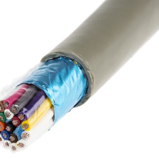 Cavo dati Alpha Wire Grigio, 24 AWG, schermato, 300 V, Multiconduttore