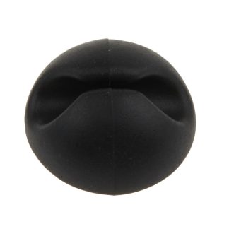 Fermaglio cavi RS PRO in PVC, 15 x 10mm, col. Nero