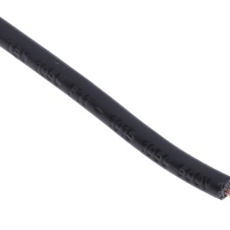 Cavo di collegamento apparecchiature RS PRO, 0.5mm², 22 AWG, , 1 kV c.c., 600 V c.a., 100m, Nero, UL1015