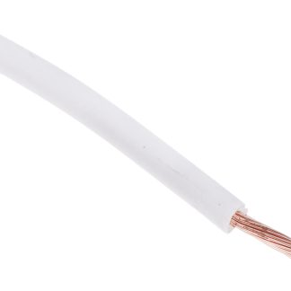 Cavo di collegamento apparecchiature RS PRO, 0.75mm², 20 AWG, , 1 kV c.c., 600 V c.a., 100m, Bianco, UL1015