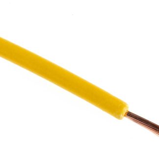 Cavo di collegamento apparecchiature RS PRO, 0.75mm², 20 AWG, , 1 kV c.c., 600 V c.a., 100m, Giallo, UL1015
