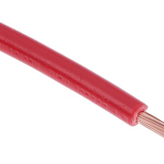 Cavo di collegamento apparecchiature RS PRO, 18 AWG, , 1 kV c.c., 600 V c.a., 100m, Rosso, UL1015
