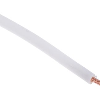 Cavo di collegamento apparecchiature RS PRO, 1.5mm², 16 AWG, , 1 kV c.c., 600 V c.a., 100m, Bianco, UL1015