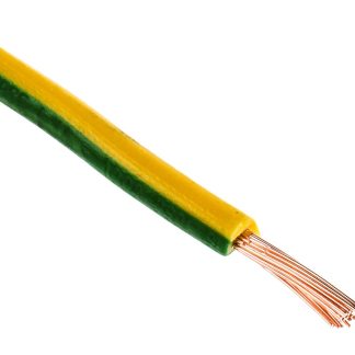 Cavo di collegamento apparecchiature RS PRO, 1.5mm², 16 AWG, , 1 kV c.c., 600 V c.a., 100m, Verde-Giallo, UL1015