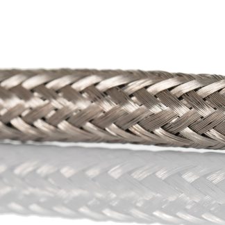 Guaina per cavi intrecciata RS PRO in Rame nichelato, Ø 6mm, L. 10m, espandibile