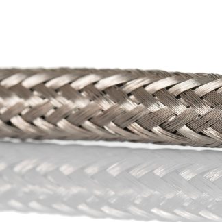 Guaina per cavi intrecciata RS PRO in Rame nichelato, Ø 10mm, L. 10m, espandibile