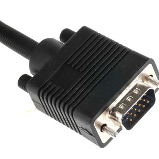 Cavo VGA RS PRO VGA Maschio/VGA Maschio, lungh. 5m, col. Nero