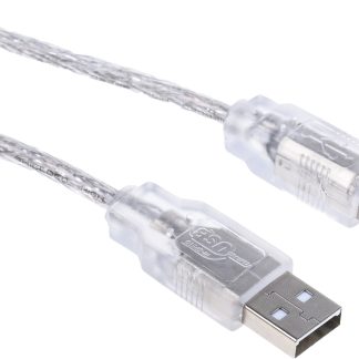 Cavo USB RS PRO USB A/USB B, L. 3m, col. Trasparente