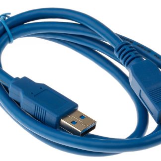 Cavo USB RS PRO USB A/USB B, L. 1m, col. Blu