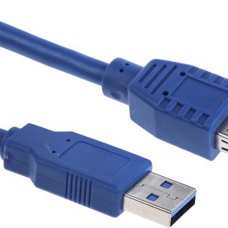 Cavo USB RS PRO USB A/USB A, L. 1m, col. Blu
