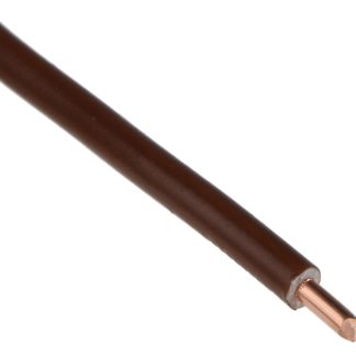 Cavo di collegamento apparecchiature H07V-U RS PRO, 2.5mm², , 450 V CC, 750 V CA, 100m, Marrone