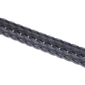 Guaina per cavi intrecciata HellermannTyton in PET, Ø 3mm, L. 5m, col. Nero, espandibile