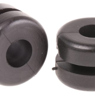 Passacavo Passacavi HellermannTyton, Nero, in PVC 2mm, diametri da Maximum of 6mm 9mm