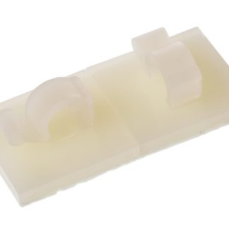 Fermacavo HellermannTyton RA in Nylon 66, Ø fascio 6mm max, 19 x 19 x 9mm, col. , Autoadesivo