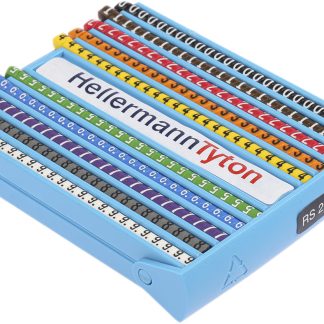 Kit di siglacavi HellermannTyton A scorrimento, Ømin 2mm, Ømax 5mm, lunghezza 3.5mm, confez. da 600pz No -, +, 0