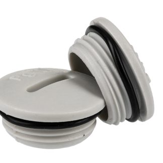 Tappo pressacavo Phoenix Contact in Poliammide, Grigio chiaro, filetto PG11, Ø 22mm, Ø foro PG11, IP65