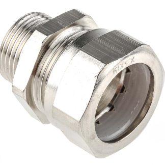 Raccordo per cavi Kopex SCBCM0404-RS SCBCM0404, Adattatore in Ottone Nickelato, filetto M20, 20mm, protezione IP67