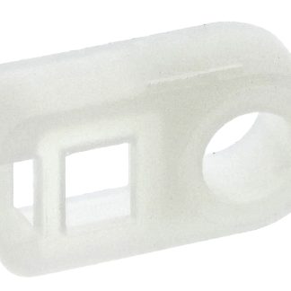 Fermacavi HellermannTyton, autoadesivo, 13.3mm x 7,1 mm, Ø fissaggio 3.7mm, 100 pezzi