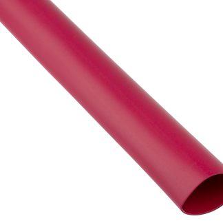 Guaina termorestringente RS PRO Ø 24mm, col. Rosso, restringimento 3:1, L. 1.2m, adesiva