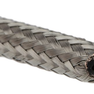 Guaina per cavi intrecciata TE Connectivity in Rame, Ø 4mm, L. 10m, col. Argento, espandibile