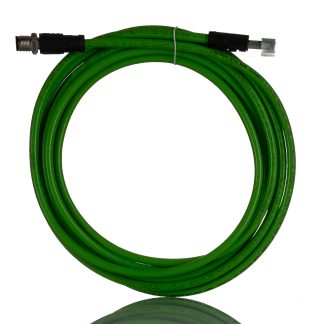 Cavo Ethernet Cat5 (Lamina di alluminio, treccia in rame stagnato) Phoenix Contact, guaina in PVC col. Verde, L. 5m,