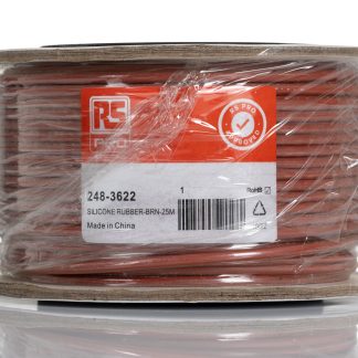 Cavo di collegamento apparecchiature RS PRO, 0,5 mm², 20 AWG, 25m, Marrone