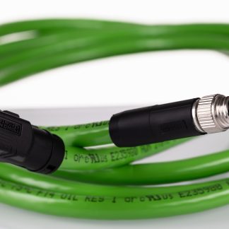 Cavo Ethernet Cat5 Phoenix Contact, guaina in PVC col. Verde, L. 2m, Con terminazione