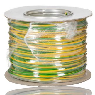Cavo di collegamento apparecchiature RS PRO, 18 AWG, , 1 kV CC, 600 V CA, 100m, Verde-Giallo, UL1015