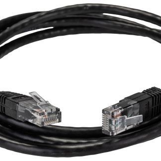 Cavo Ethernet Cat6 (UTP) RS PRO, guaina in PVC col. Nero, L. 1.5m, Con terminazione