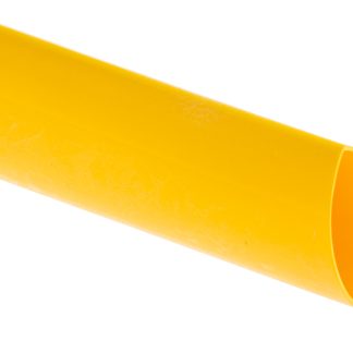 Guaina termorestringente RS PRO Ø 25.4mm, col. Giallo, restringimento 2:1, L. 1.2m