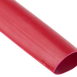 Guaina termorestringente RS PRO Ø 25.4mm, col. Rosso, restringimento 2:1, L. 1.2m